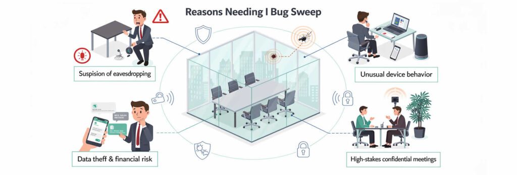 Reasons for needing a bug sweep