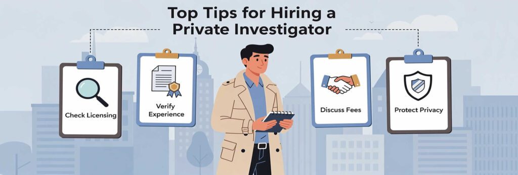 Top tips for hiring a Private Investigator