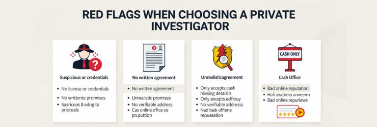 Red Flags When Choosing a Private Investigator
